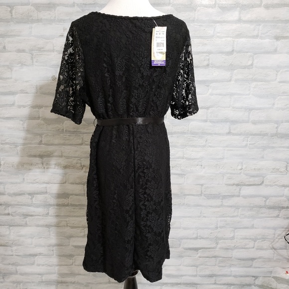 Planet Motherhood black lace dress NWT - Picture 2 of 7